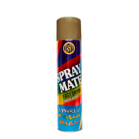 Beige spray paint can