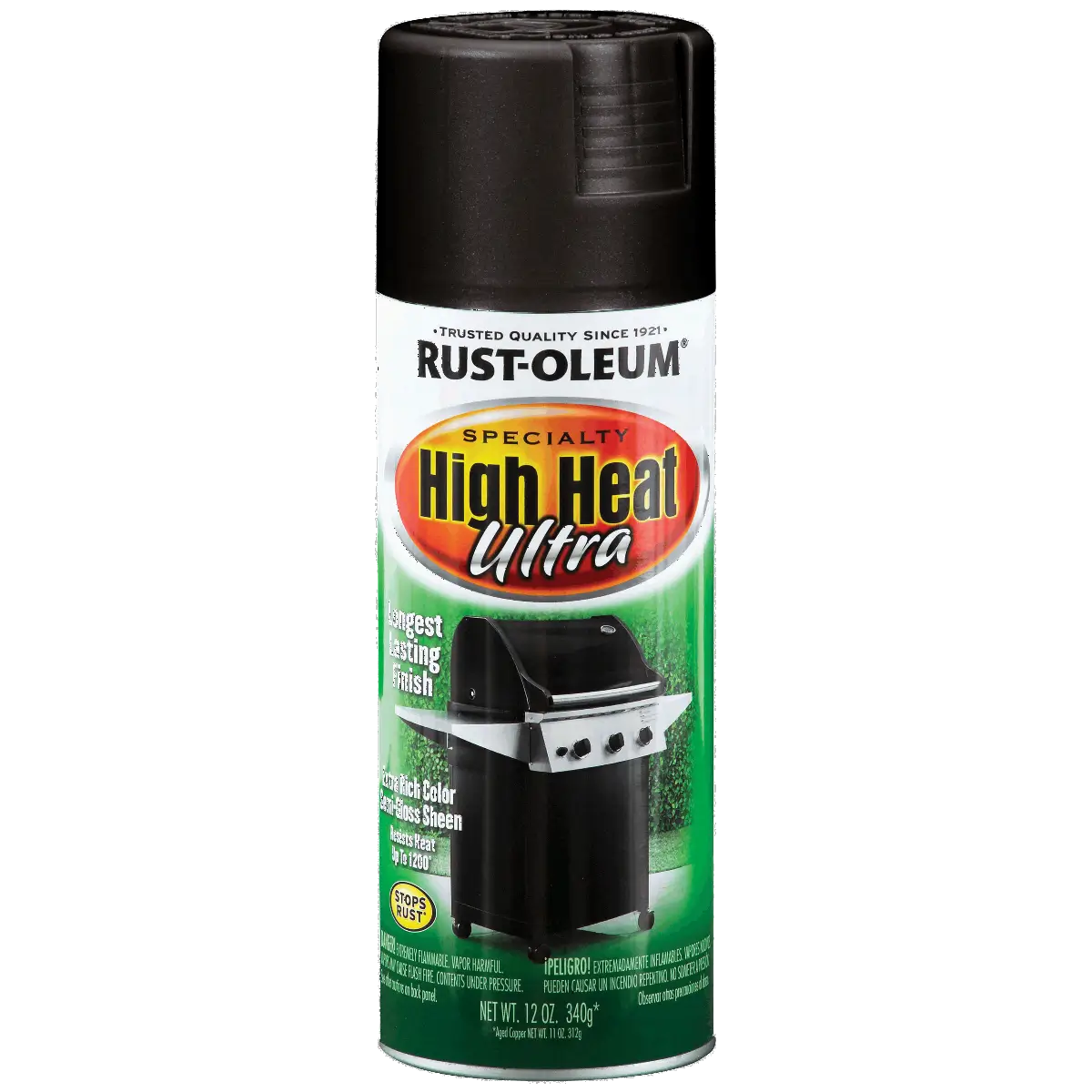 High heat spray paint can