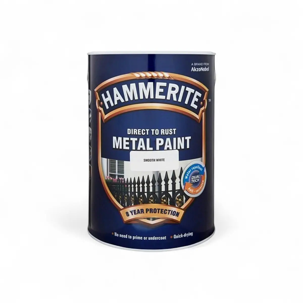 Hammerite Dtr Sb Smooth White 5L Paint