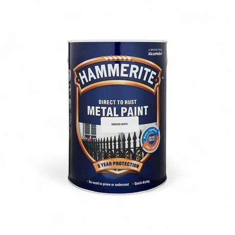 Hammerite Dtr Sb Smooth White 5L Paint