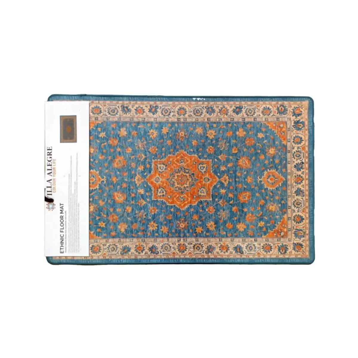 Ethnic pattern floor mat