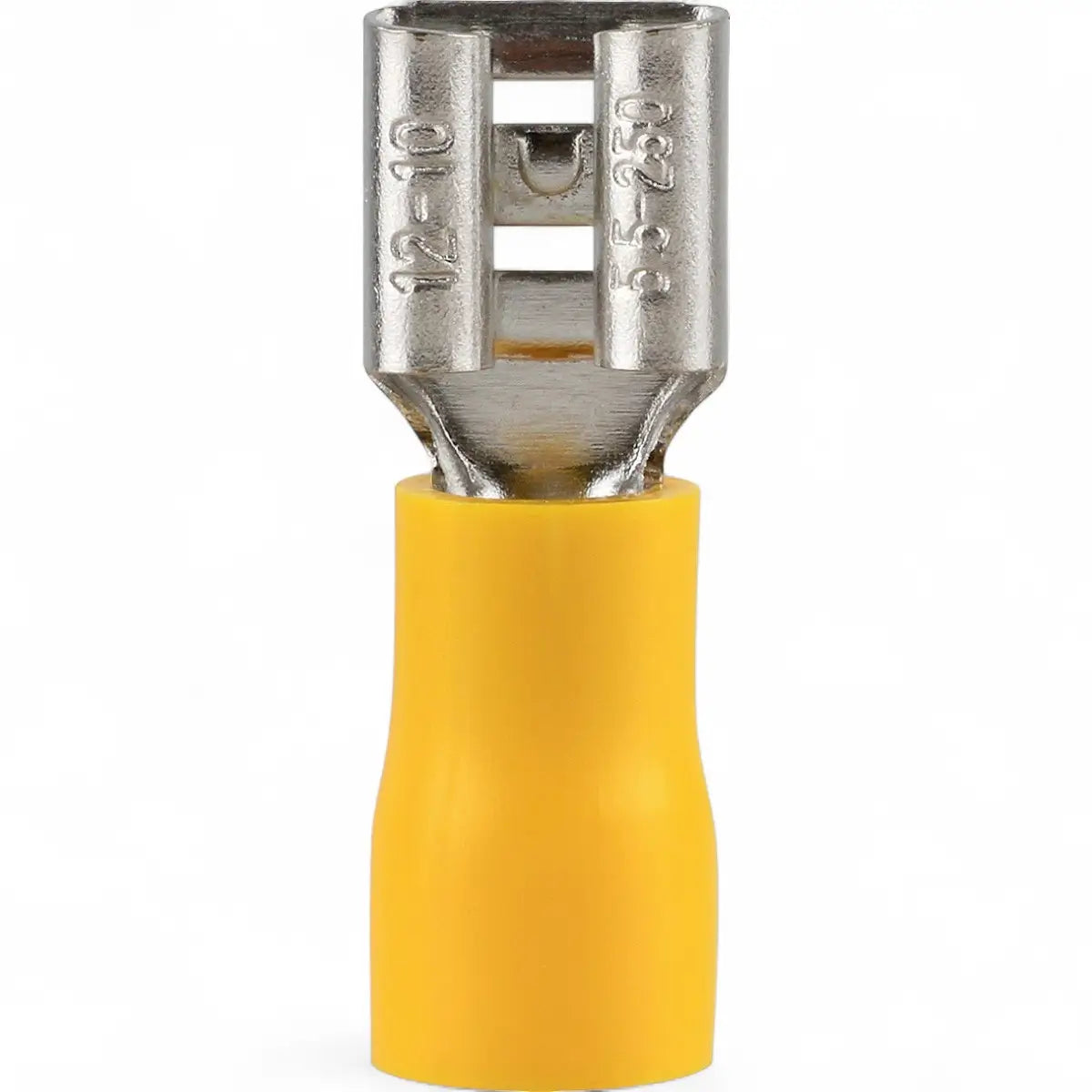 Pre-Insulated Female Disconnect Terminal - Yellow (25-Pack)