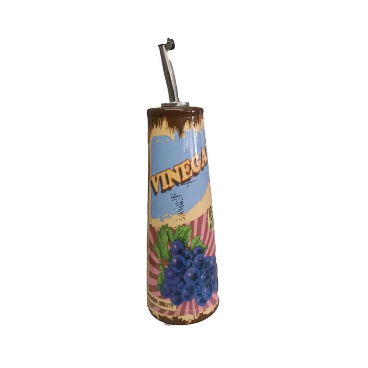 Ceramic vinegar dispenser bottle