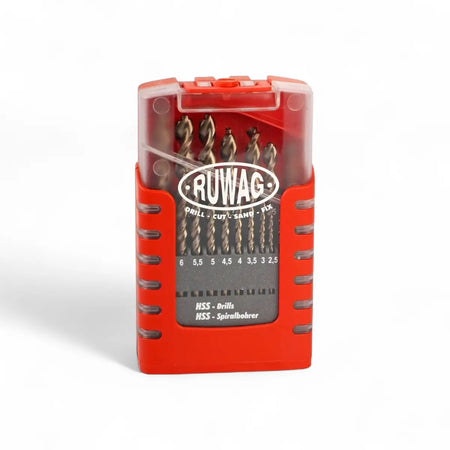 Turbo Metal Drill Bit Set 1-10mm (19-Piece)