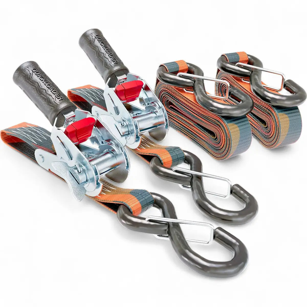 Quickload Rebel Tie-Down Strap (800Kg) - 4M X 25mm (2-Pack)