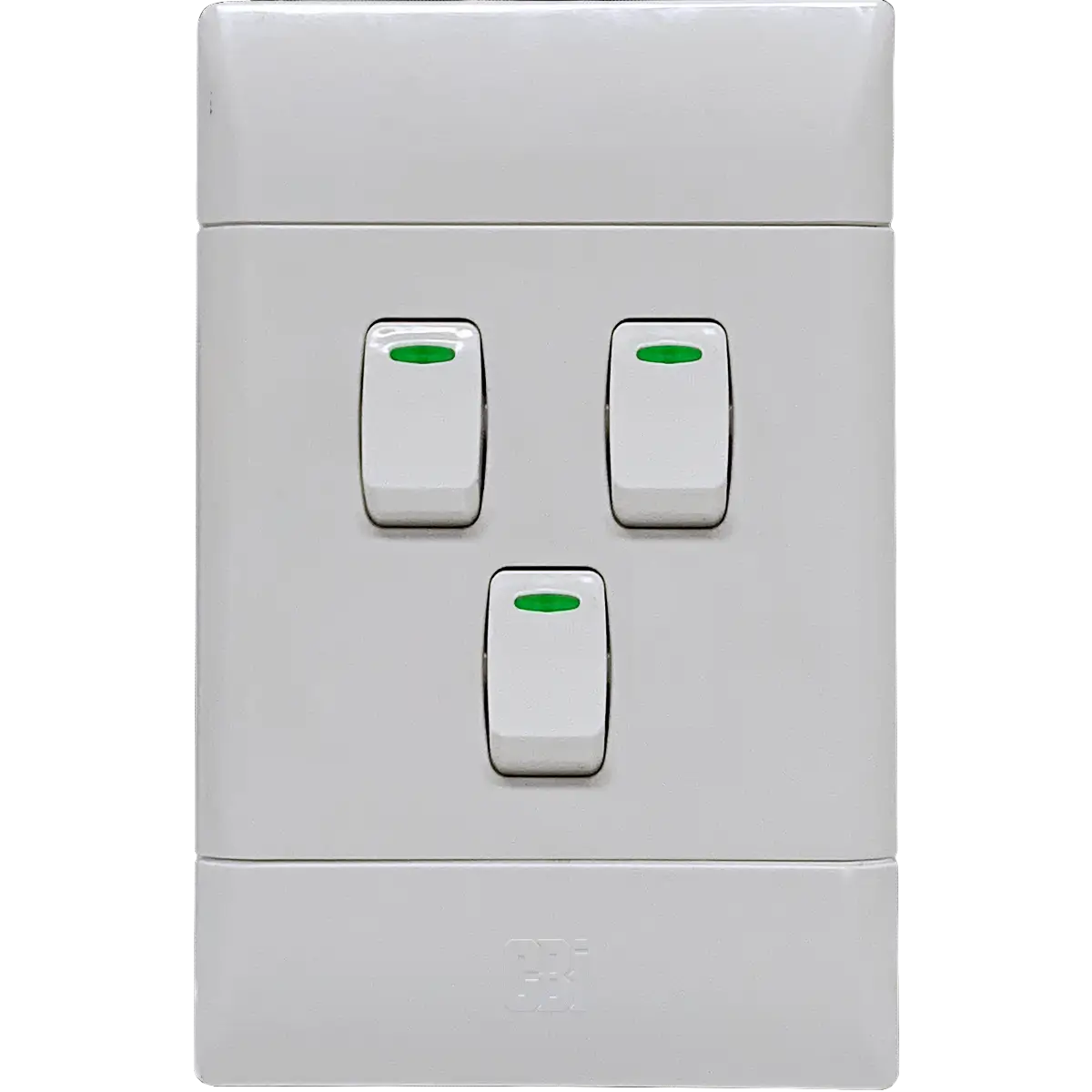 White 2x4 light switch