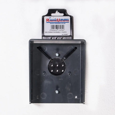 Plastic rainshield alarm accessory