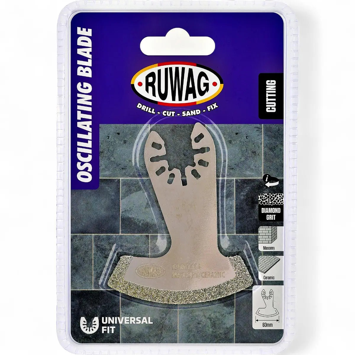 Oscillating Multi-Tool Blade For Ceramic - 60mm