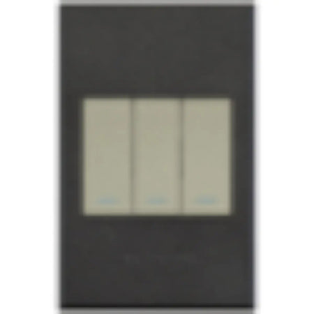 Three lever light switch