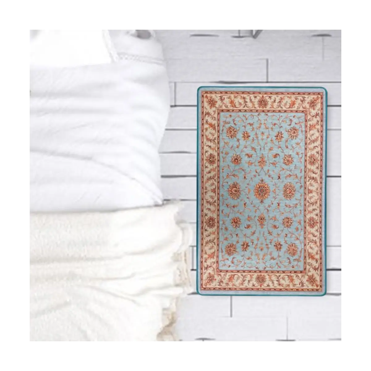 Ethnic pattern floor mat