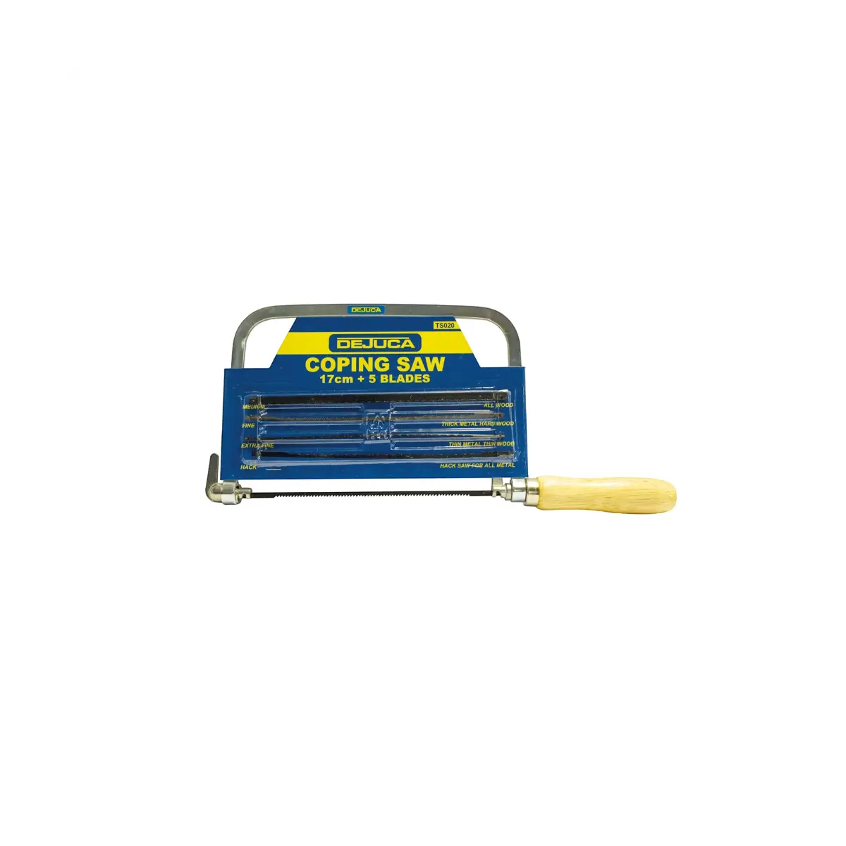 Coping saw with blades
