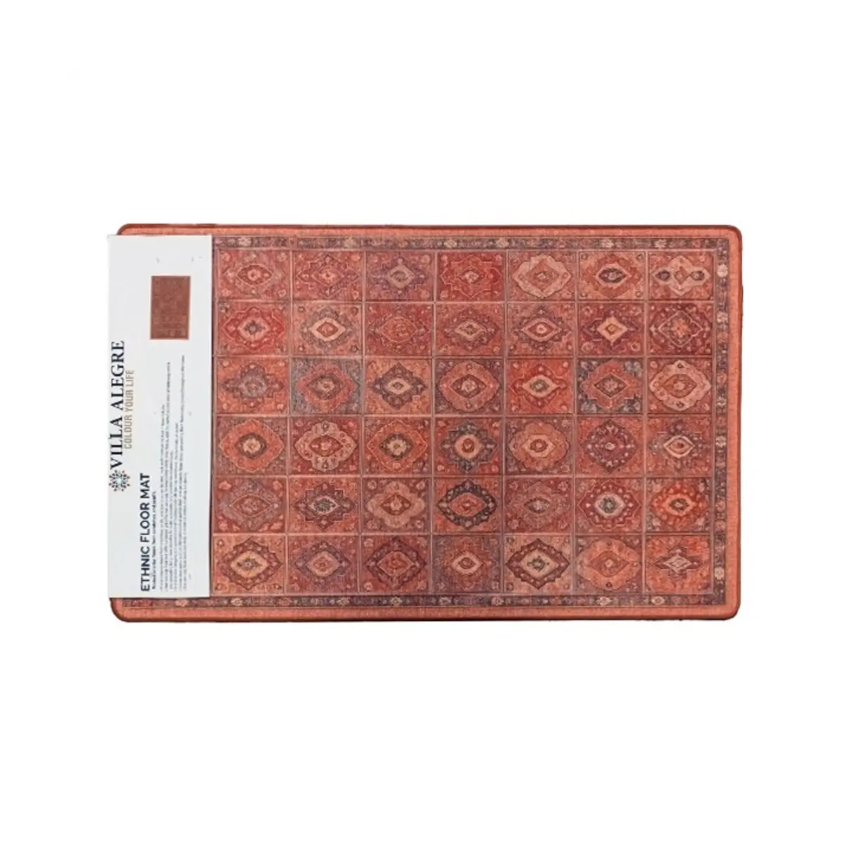 Ethnic pattern floor mat