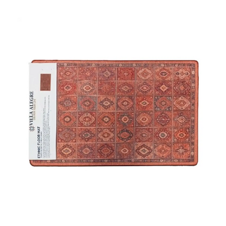 Ethnic pattern floor mat