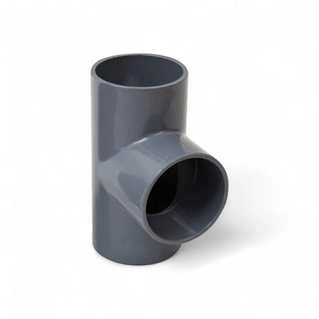 Grey PVC T-Piece Fitting - 50mm