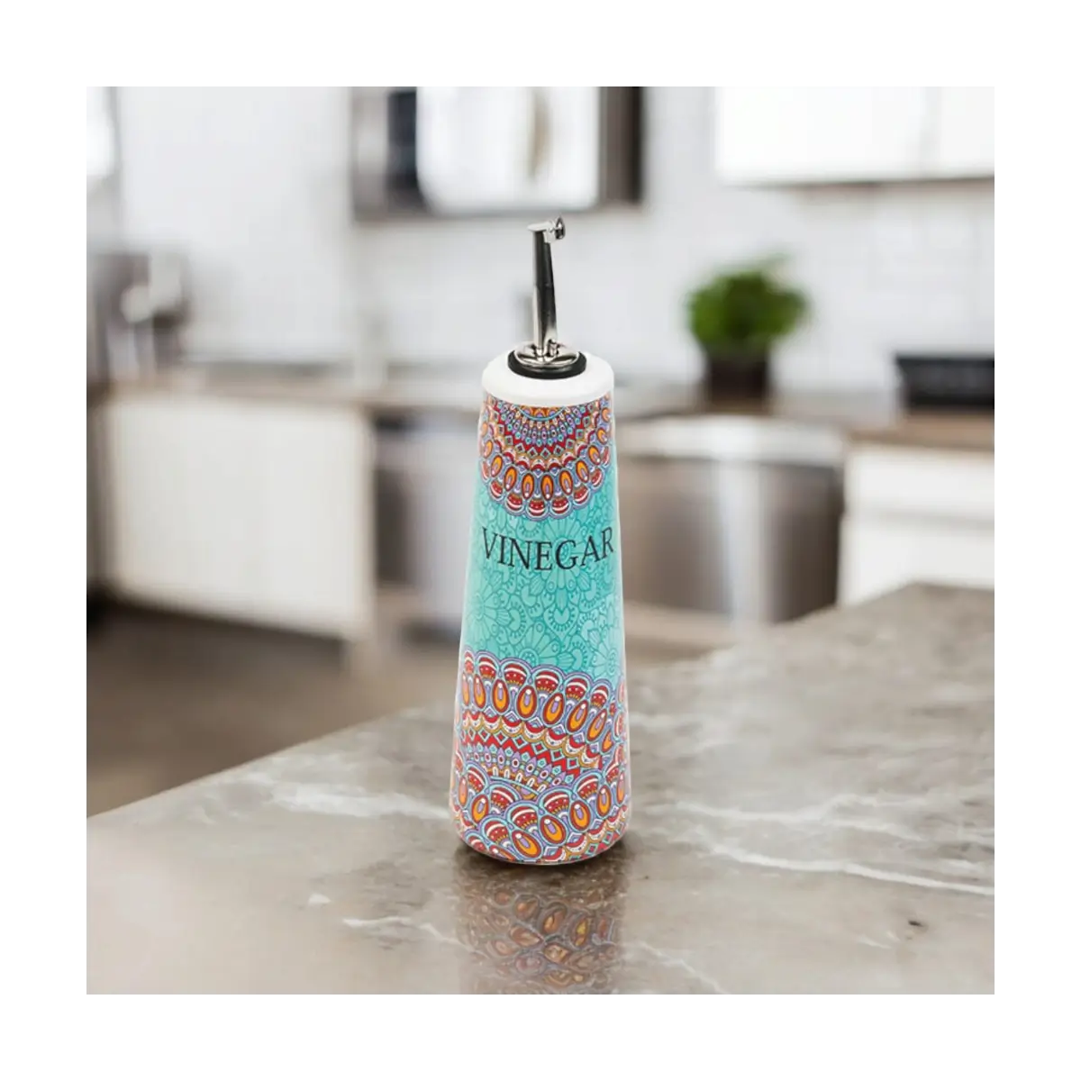 Ceramic vinegar pour bottle