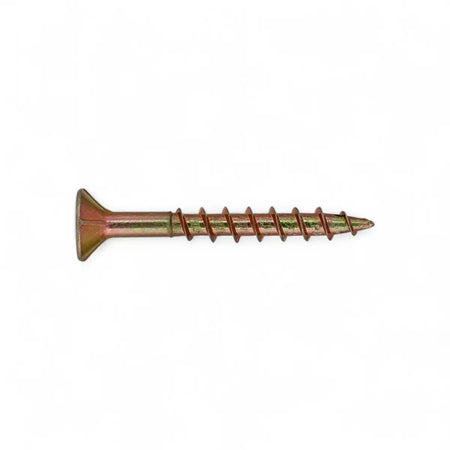 Yellow Passivated Chipboard Screw (10-Pack)