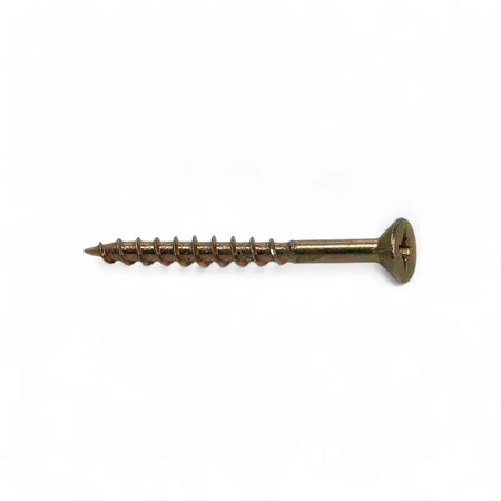 Yellow Passivated Chipboard Screw (400-Pack)