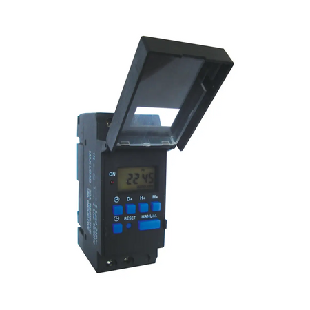 20A rail mount digital timer