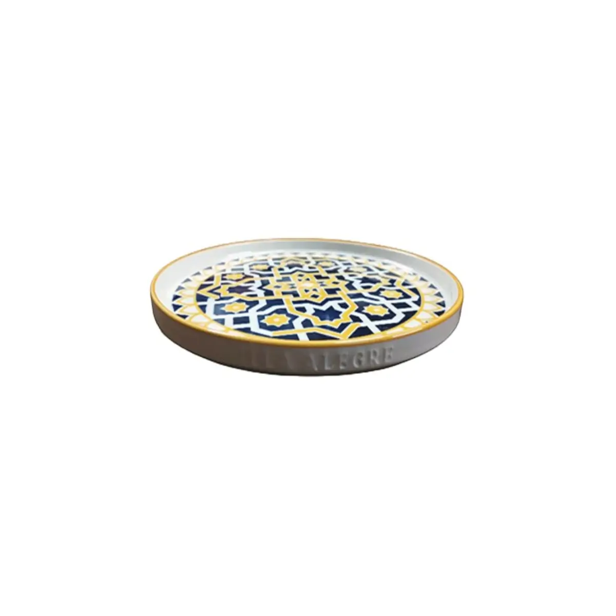Stackable flat cake plate
