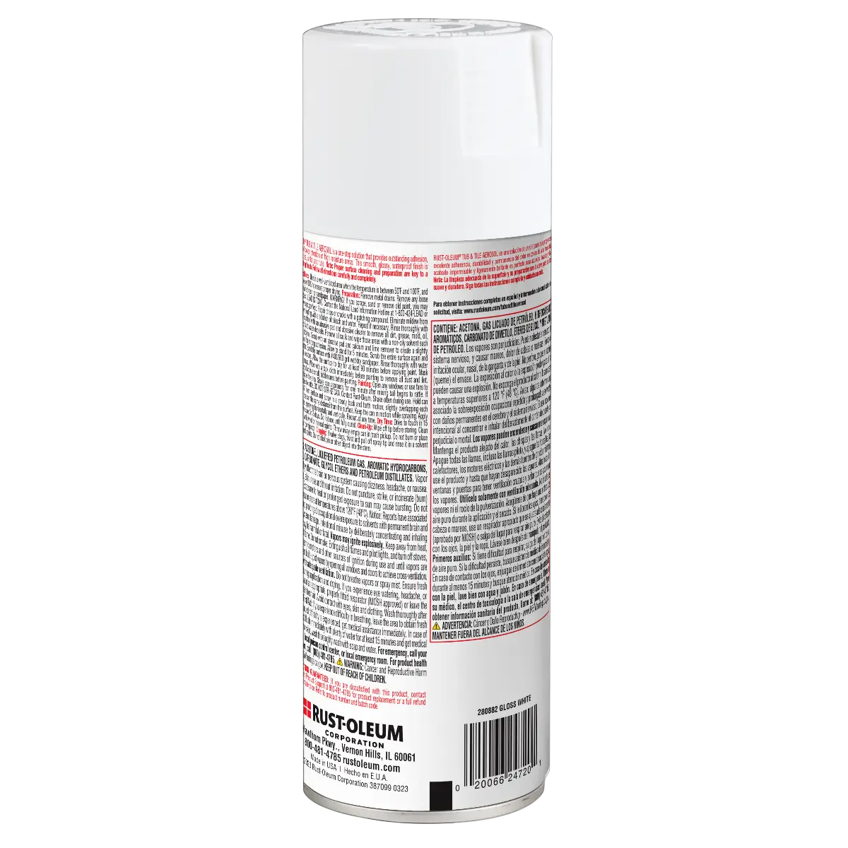 White tub tile touch up spray