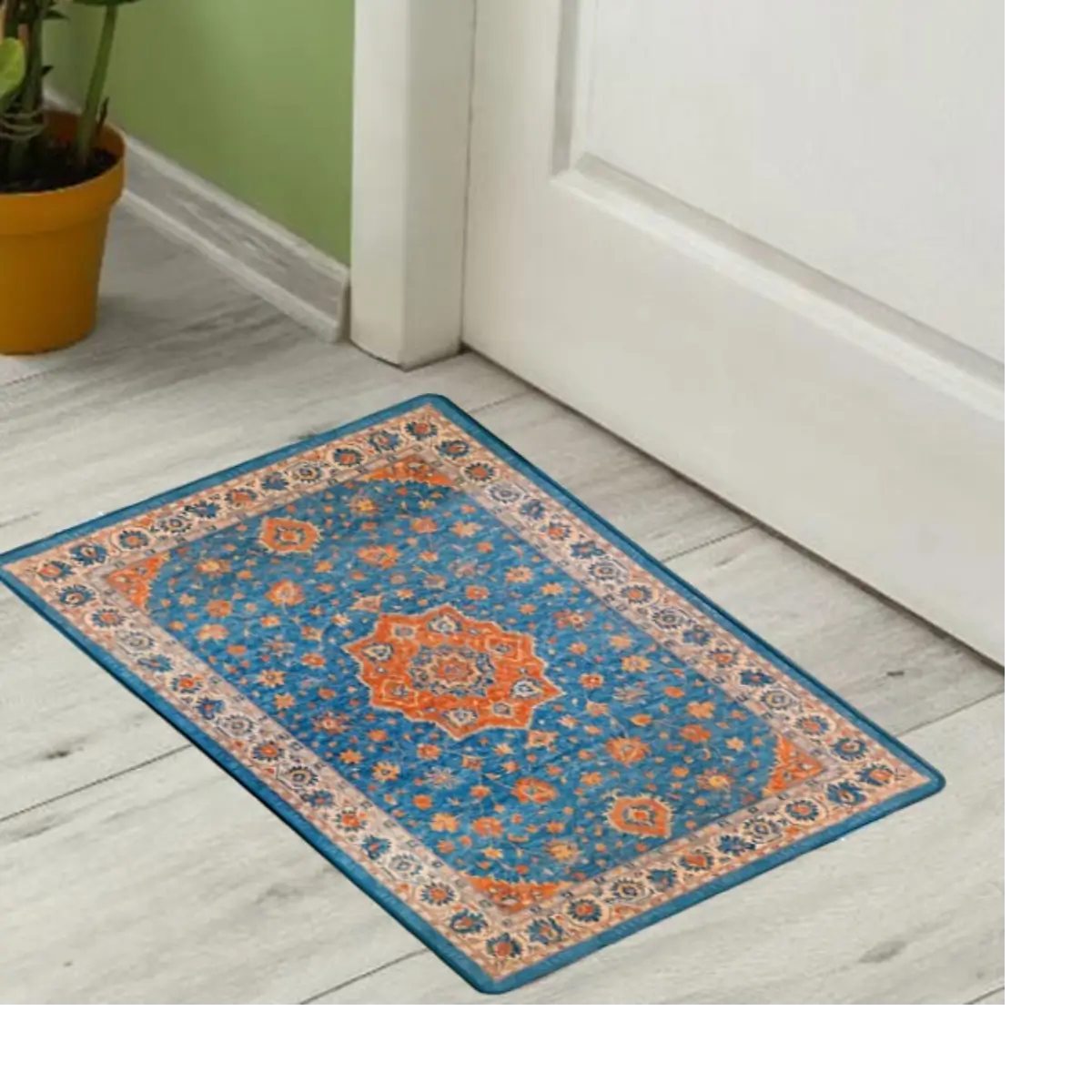 Ethnic pattern floor mat