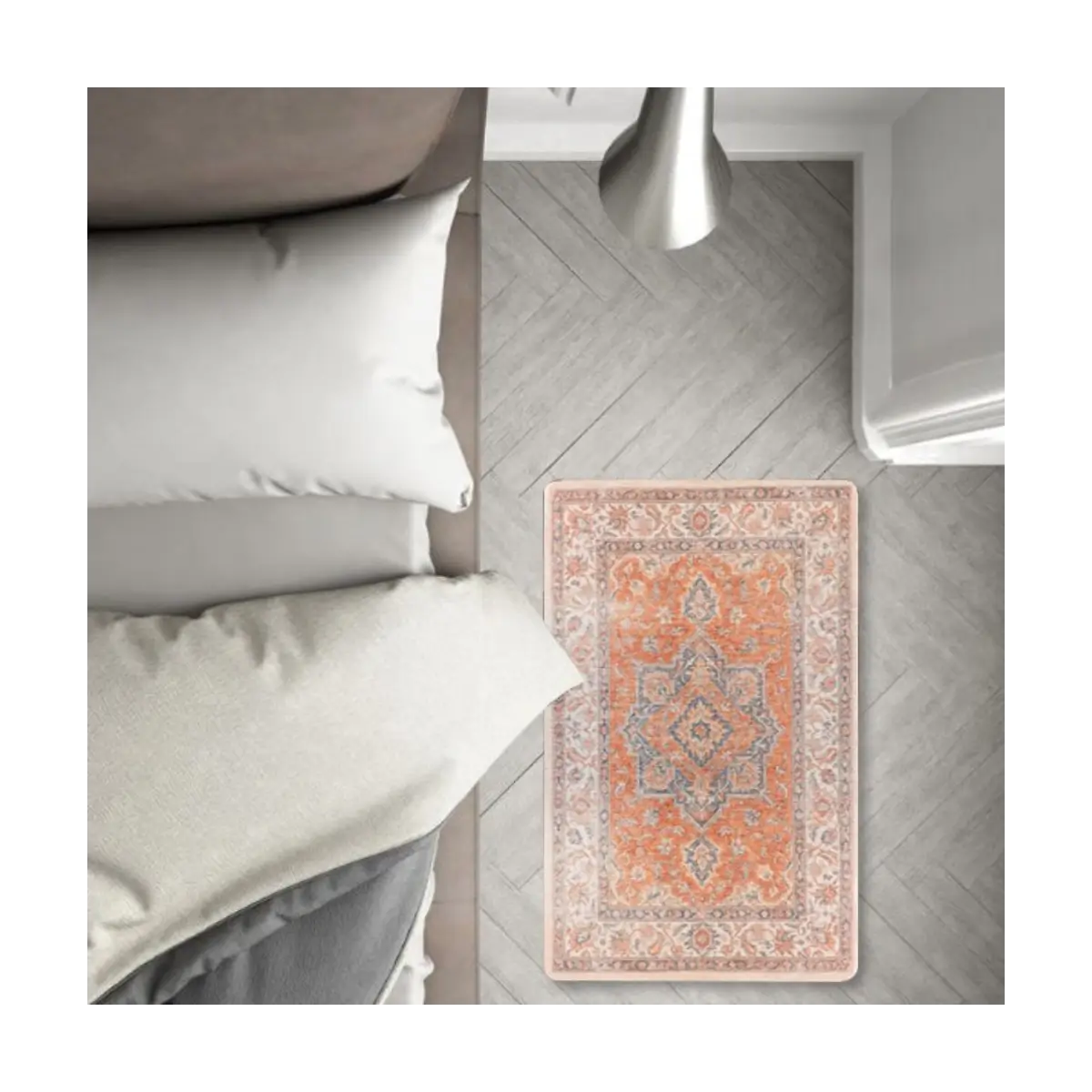Ethnic patterned floor mat