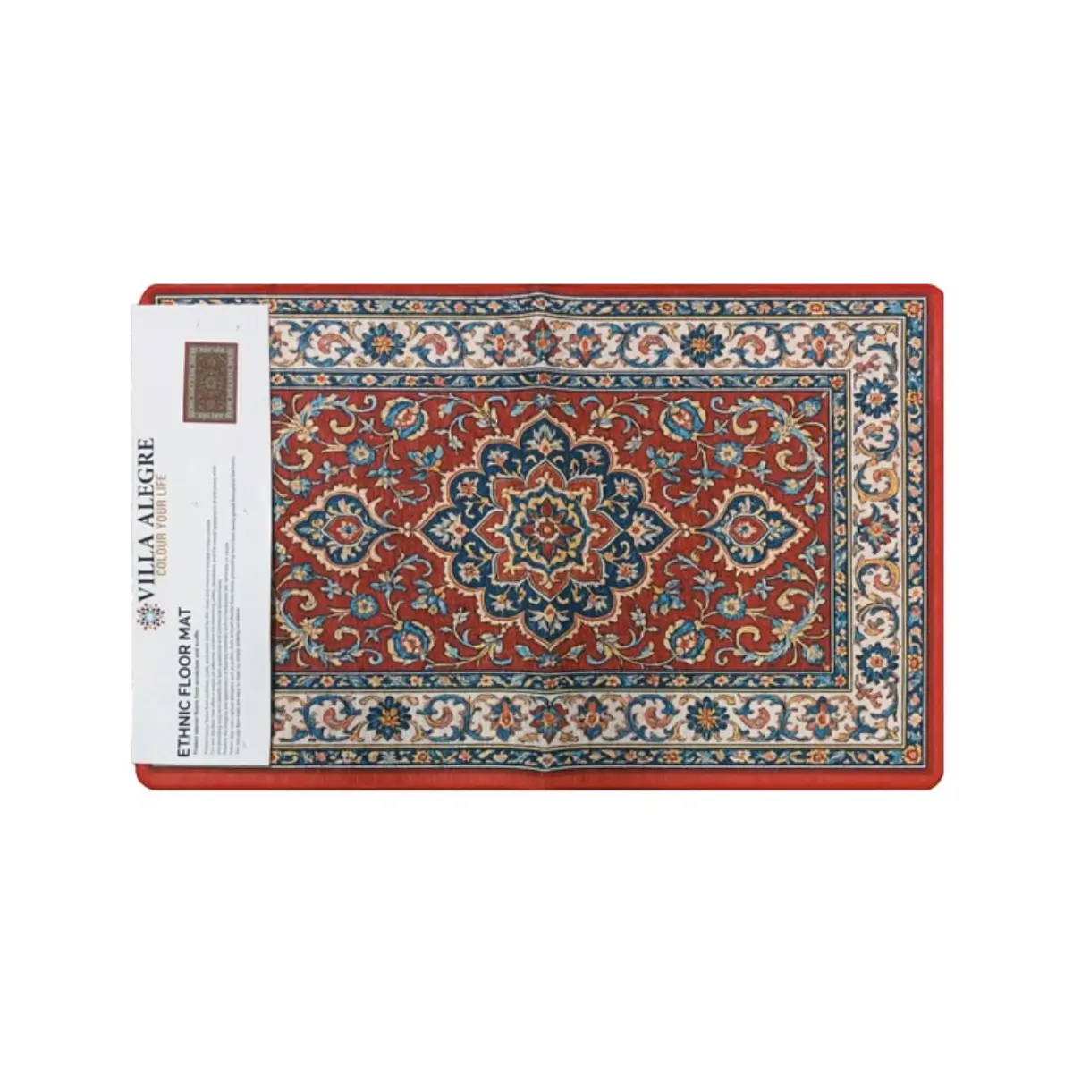 Ethnic pattern floor mat
