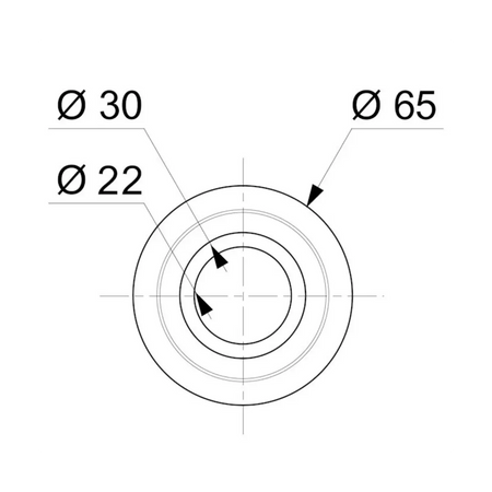 Silicone sealing washer M25