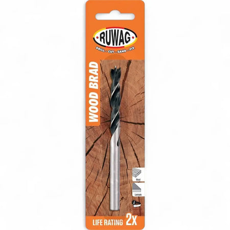Brad Point Wood Drill Bit (Carded)