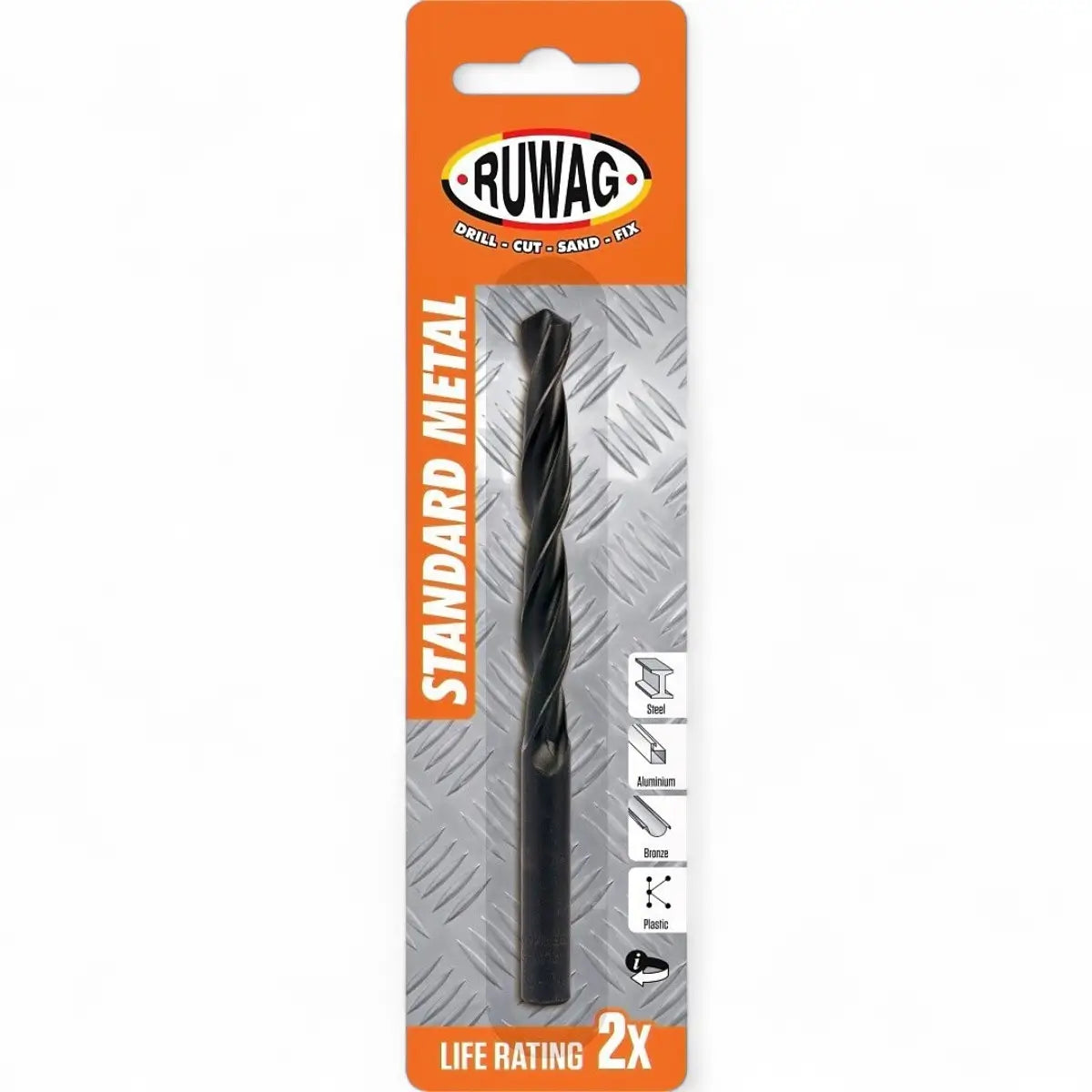 Standard Metal Drill Bit (Carded)