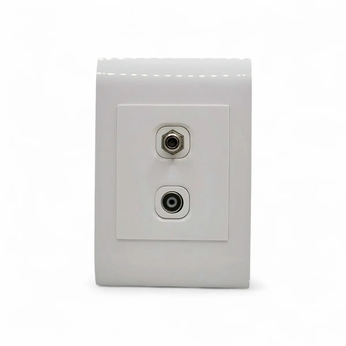 Lesco 100X50Mm Satelite+Tv White Tv Socket