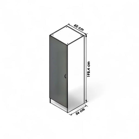 Pantry Tall Unit 600mmx1980mm Height - 1 Door Vermont Slate