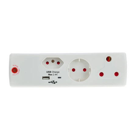 Multi adapter with USB surge