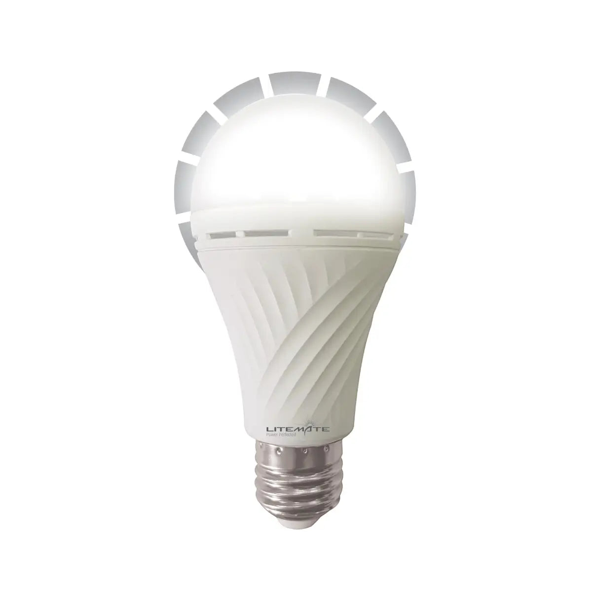 Rechargeable dimmable A60 LED bulb