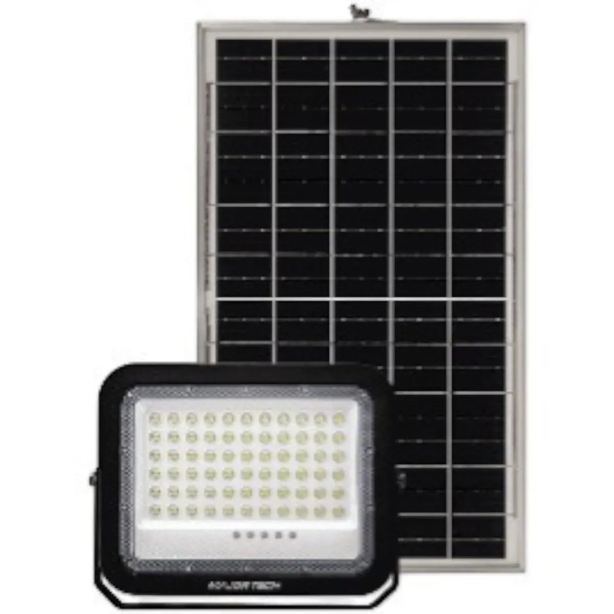 Solar floodlight with remote
