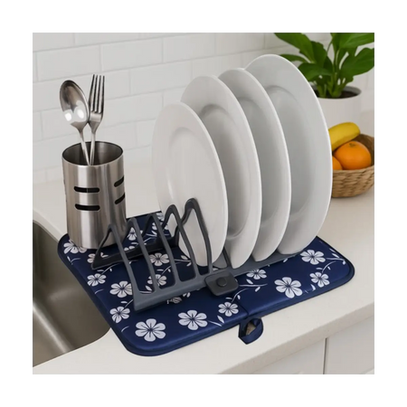 Foldable dish drying rack
