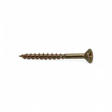 Yellow Passivated Chipboard Screw (400-Pack)