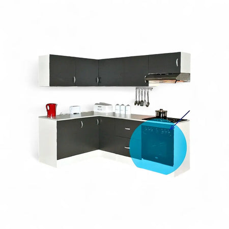 Modular Standard 600mm Appliance Base Cabinet - Vermont Slate