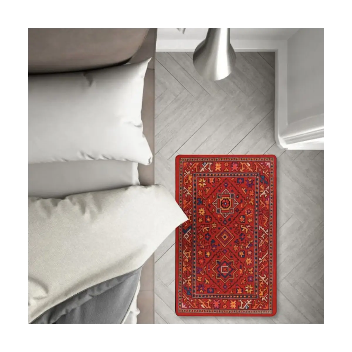 Ethnic pattern floor mat