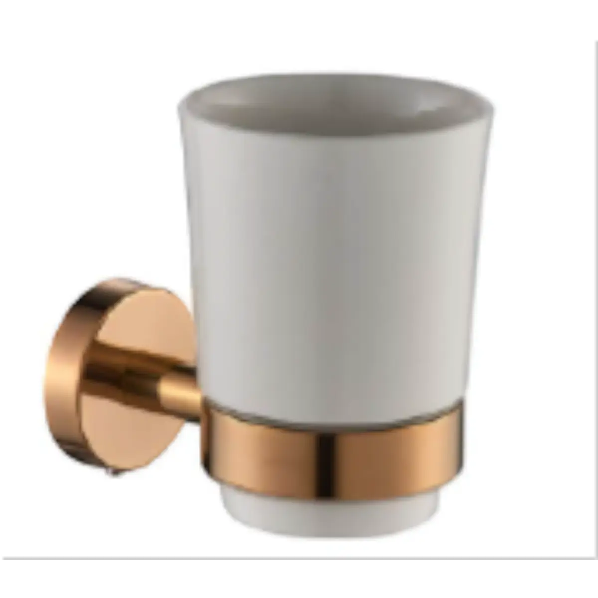 Rose gold tumbler holder