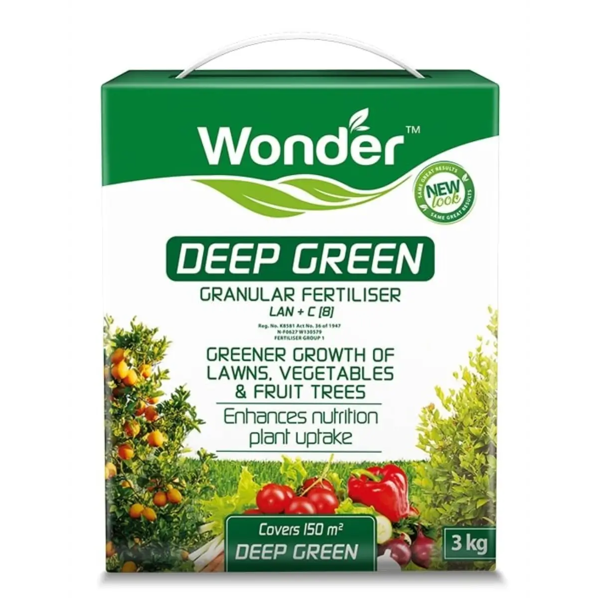 Deep green fertilizer bottle