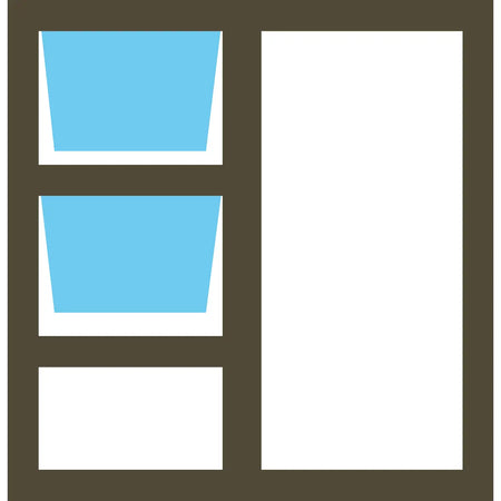 Valuwin Aluminium WIndow PTT1218(1200X1800) DOUBLE OPENER - Al's Hardware