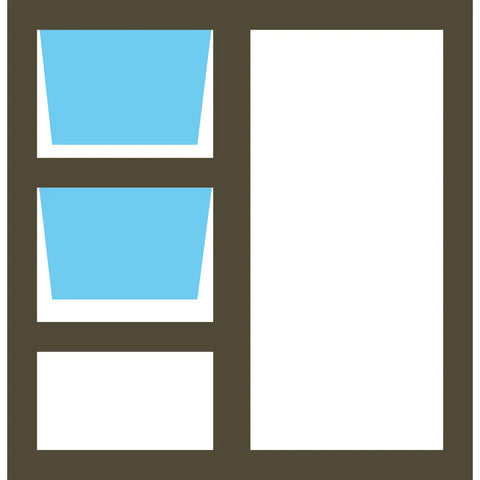 Valuwin Aluminium WIndow PTT1218(1200X1800) DOUBLE OPENER - Al's Hardware