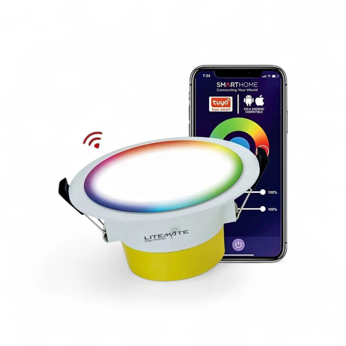 Gentech Smart Wi-Fi Integrated Led Downlight (8W)