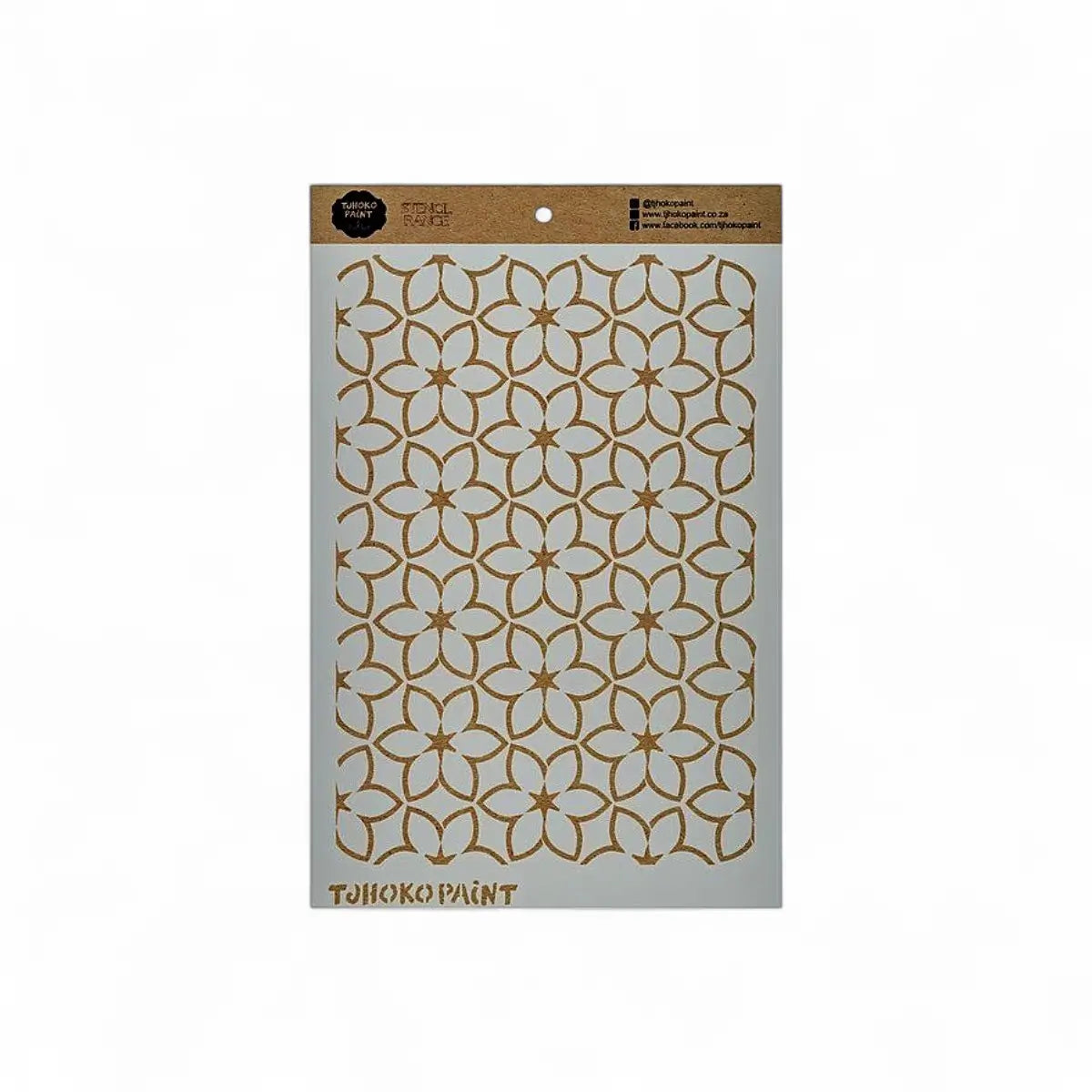 Tjhoko Paint 2024-A3-2 Flowerburst Paint Stencils
