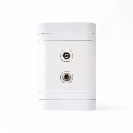 Lesco 100X50Mm Satelite+Tv White Tv Socket