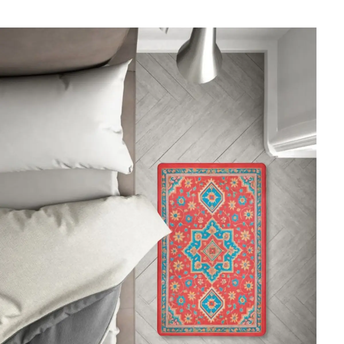 Ethnic patterned floor mat