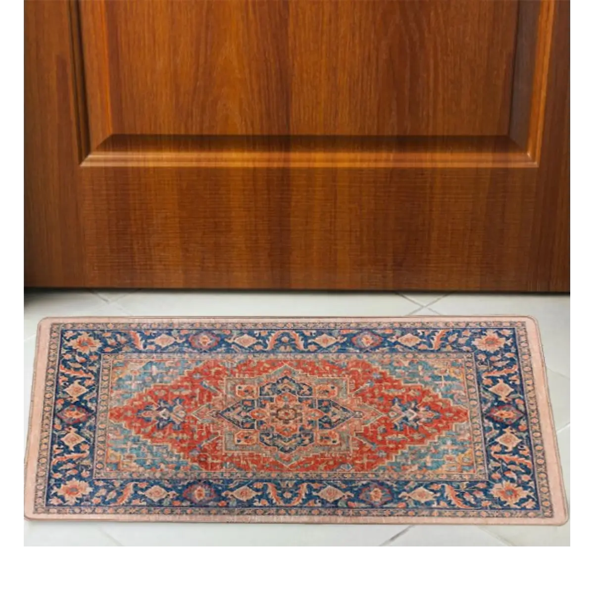Ethnic pattern floor mat