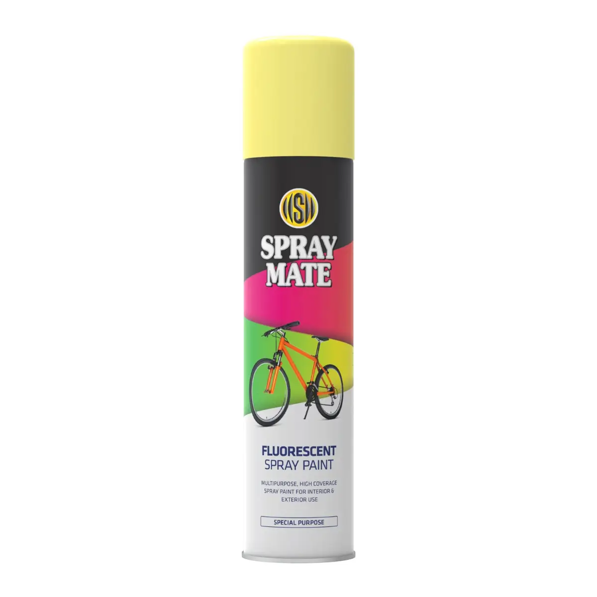 Lunar yellow spray paint