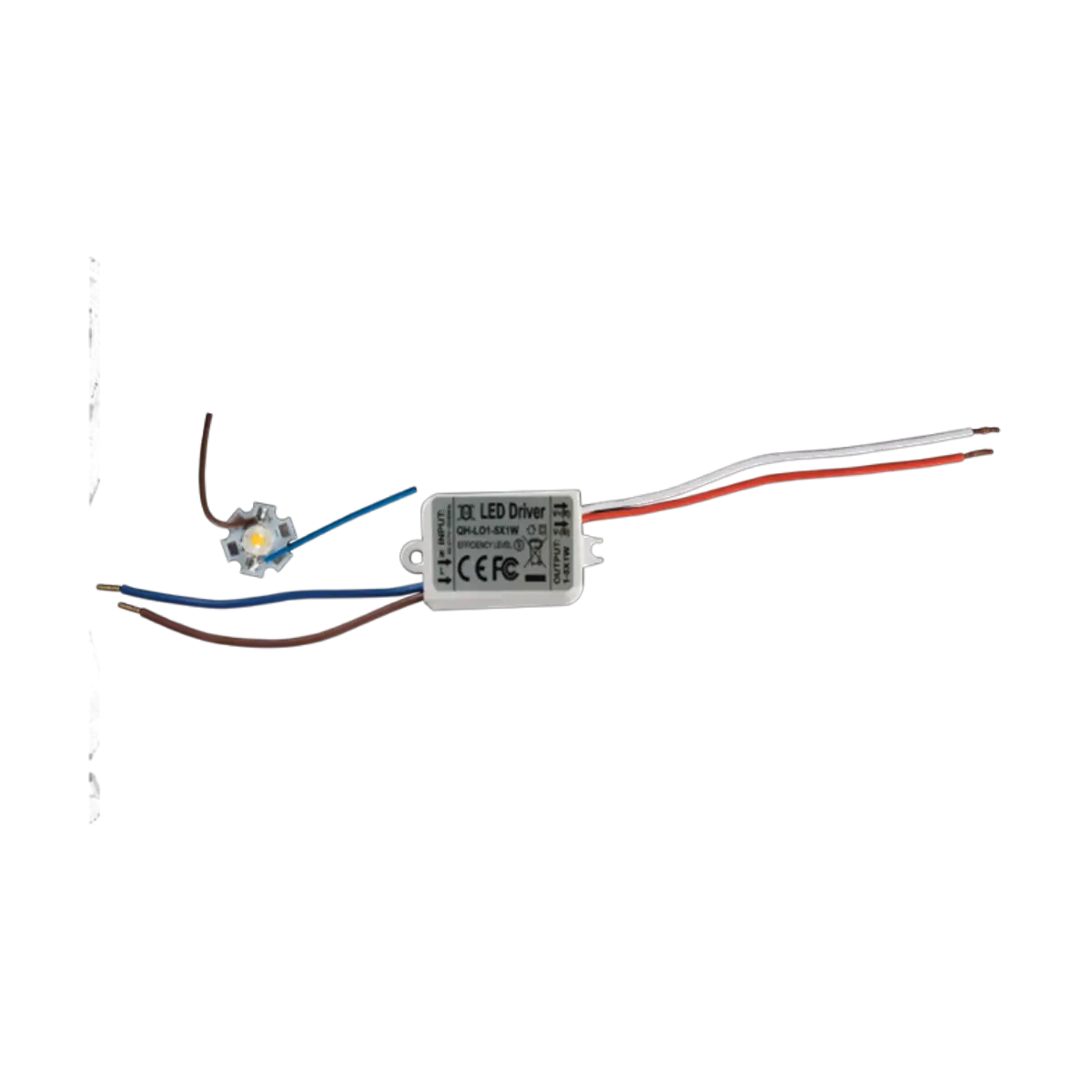 1W COB LED with driver